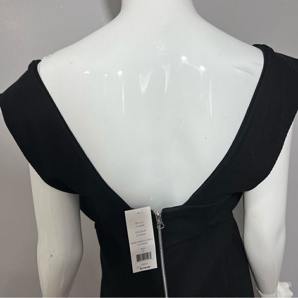 NWT French Connection Marie Square Neck Little Black Dress -- 6 - Picture 9 of 13